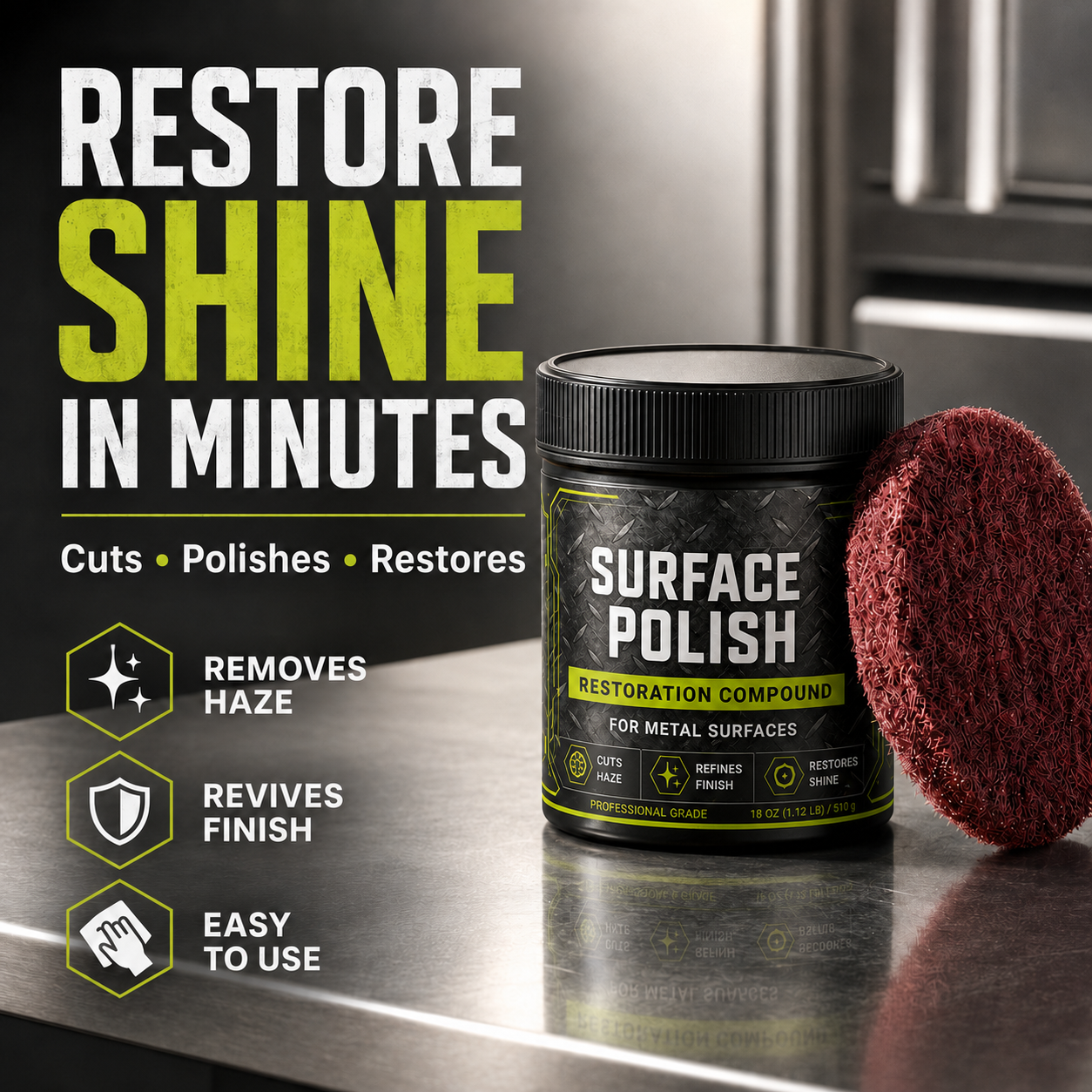 All-in-One Surface Restoration Polish with Pad