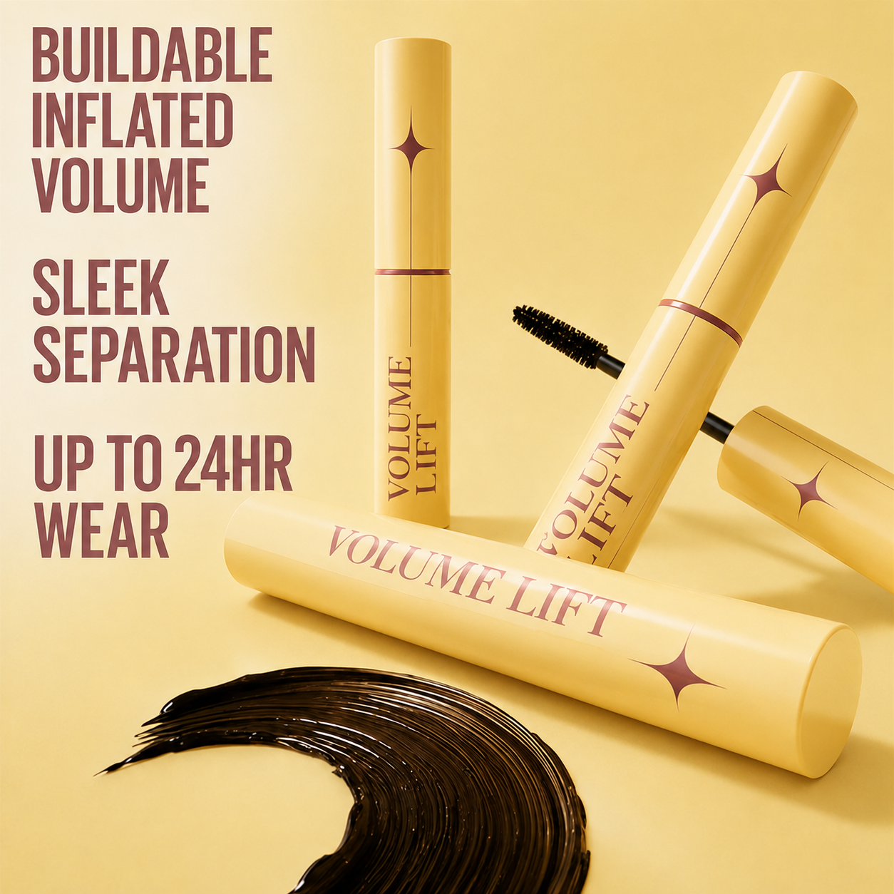 Volume Lift Mascara Buildable Volume, Visible Length & Clean Lash Definition