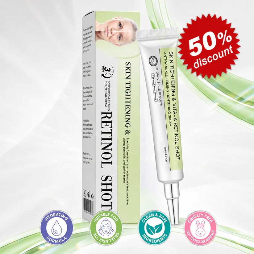 peptide-powered & Vita-A Retinol Shot Wrinkle-Lift Tightening cream - Last Day Promotion 70% OFF
