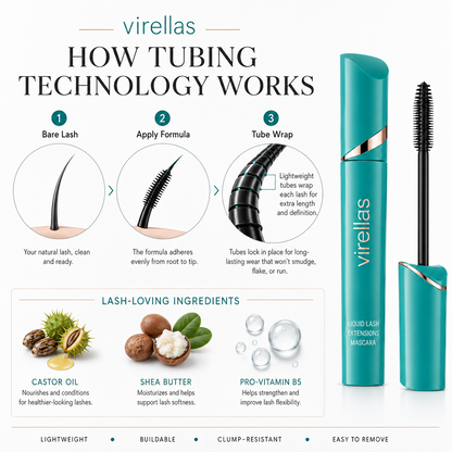 ⏰Last Day-Buy 1 Get 1 Free🔥 Virellas LashExtend Mascara | Instantly Longer, Fuller Lashes