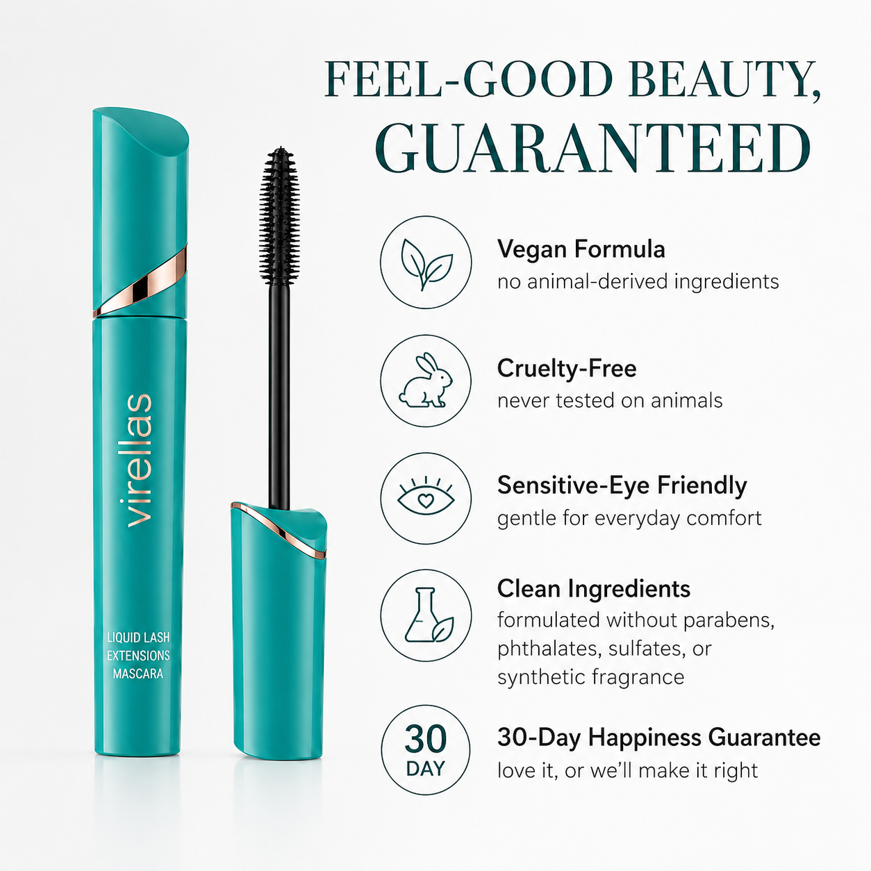 ⏰Last Day-Buy 1 Get 1 Free🔥 Virellas LashExtend Mascara | Instantly Longer, Fuller Lashes