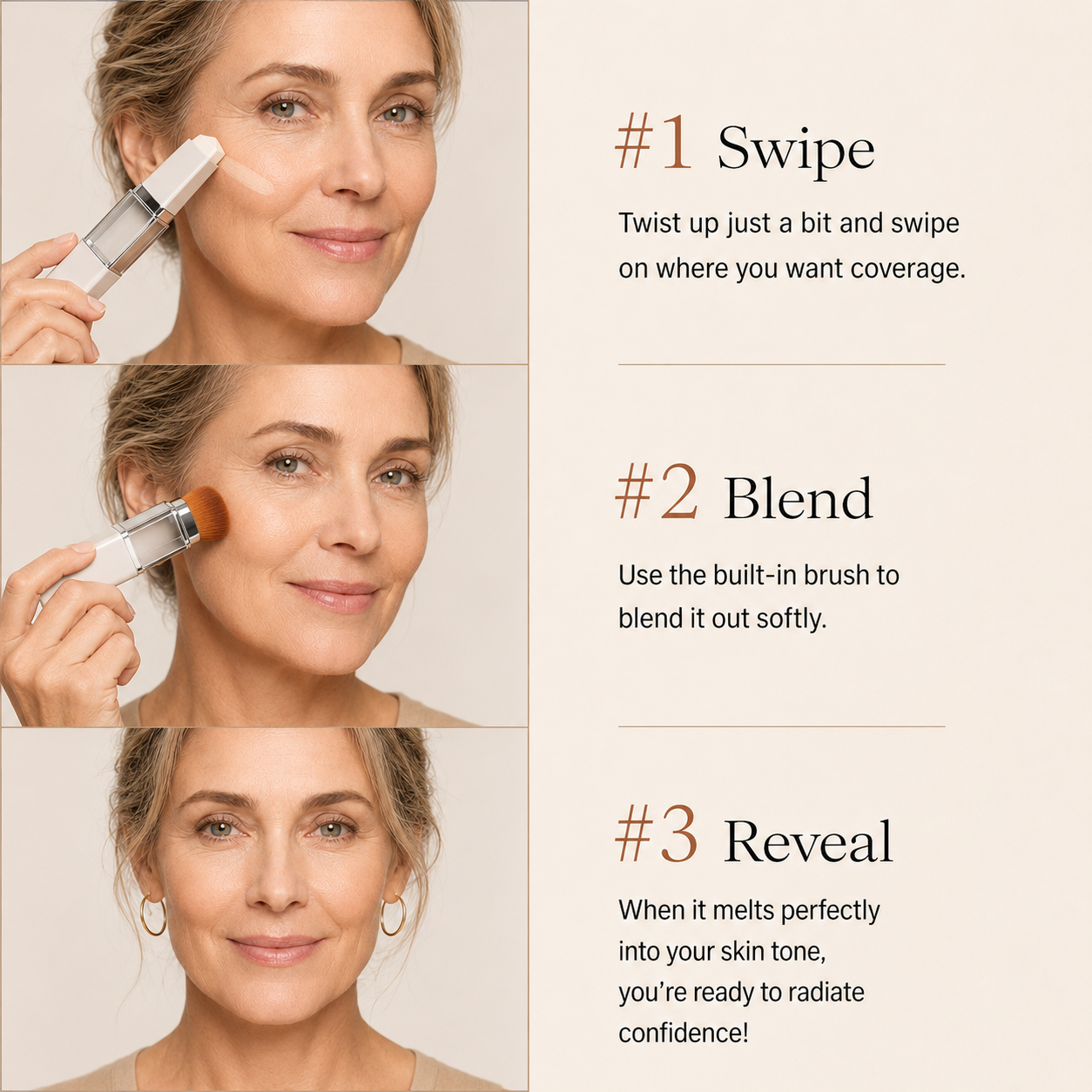 🔥Buy 1 Get 1 FREE ·Color-Changing Foundation Stick