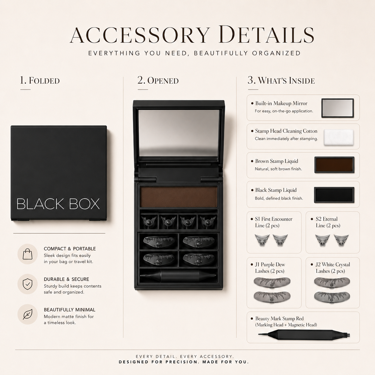 🥳2026 HOT SALE🥳 3-in-1 Eyeliner & Lower Lash Stamp Set