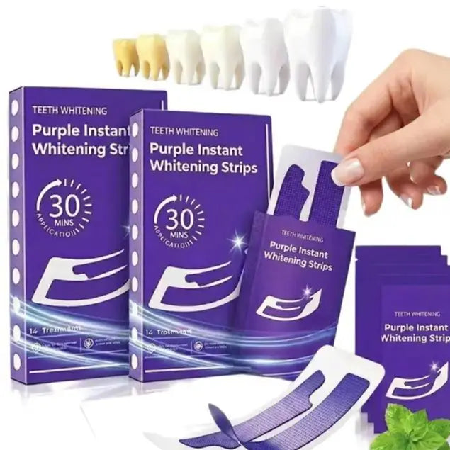 Purple Teeth Whitening Strips