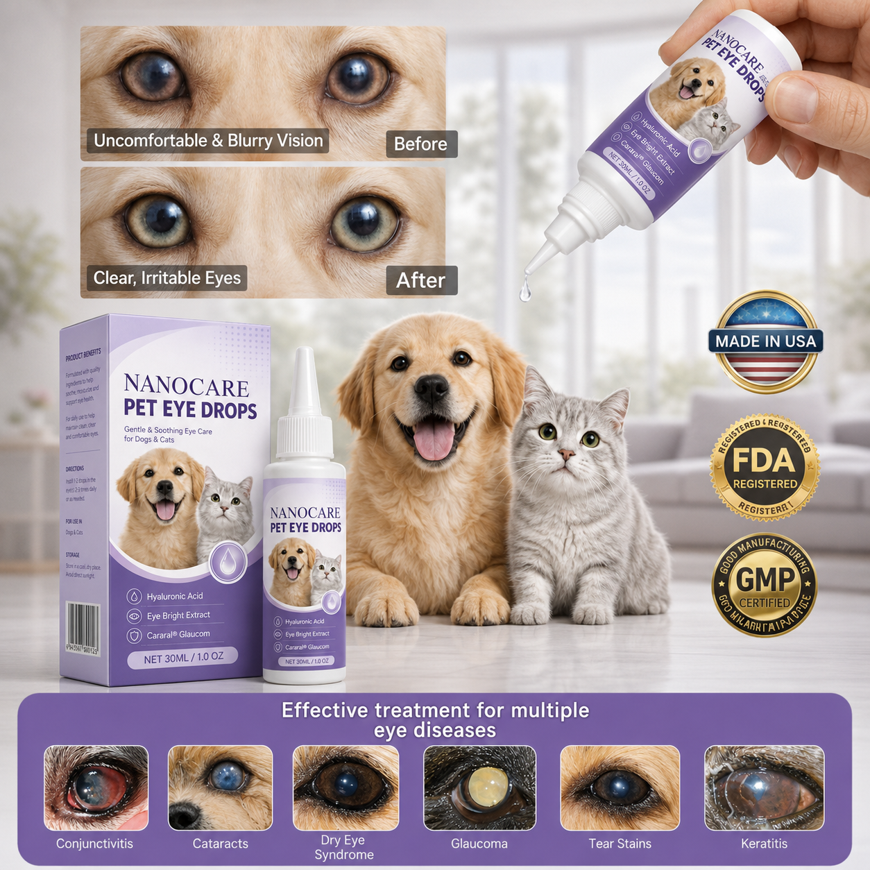 No-Brushing Pet Oral Spray for Dogs & Cats🐾