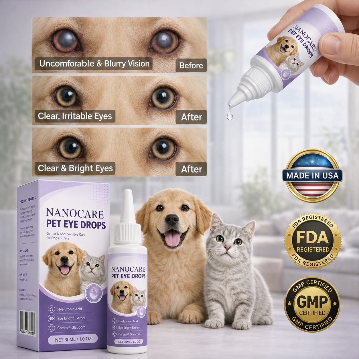 No-Brushing Pet Oral Spray for Dogs & Cats🐾