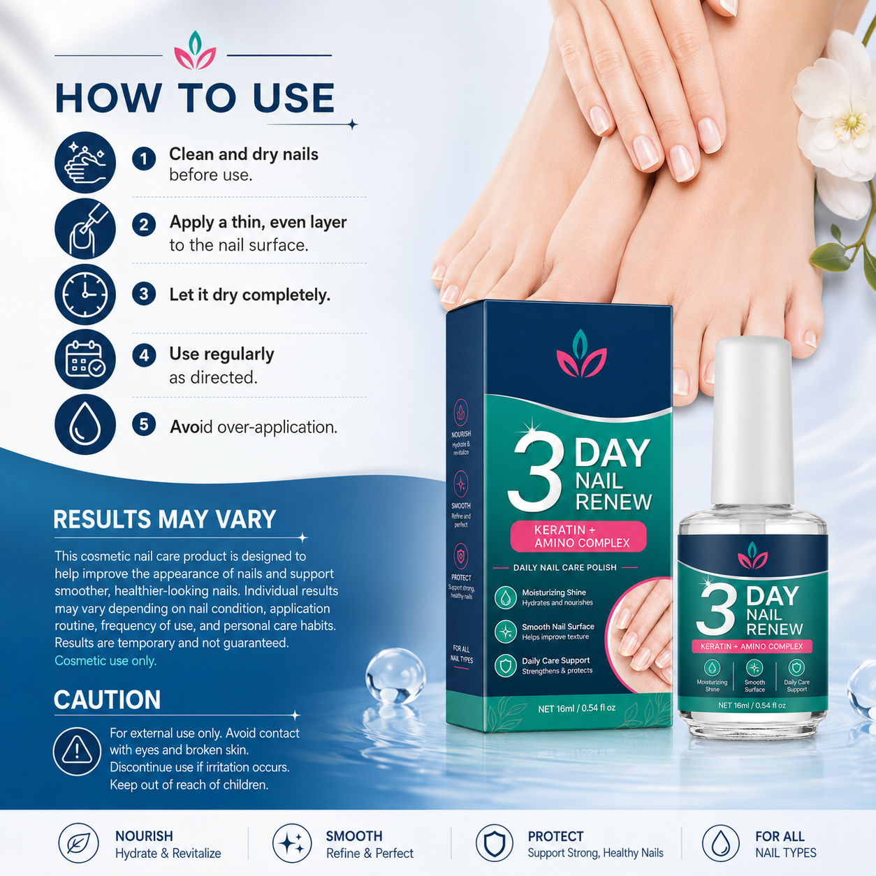 3 Days Nail Care Deep Nourishment for Nails