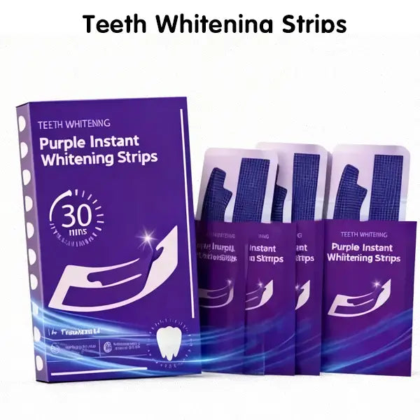 Purple Teeth Whitening Strips