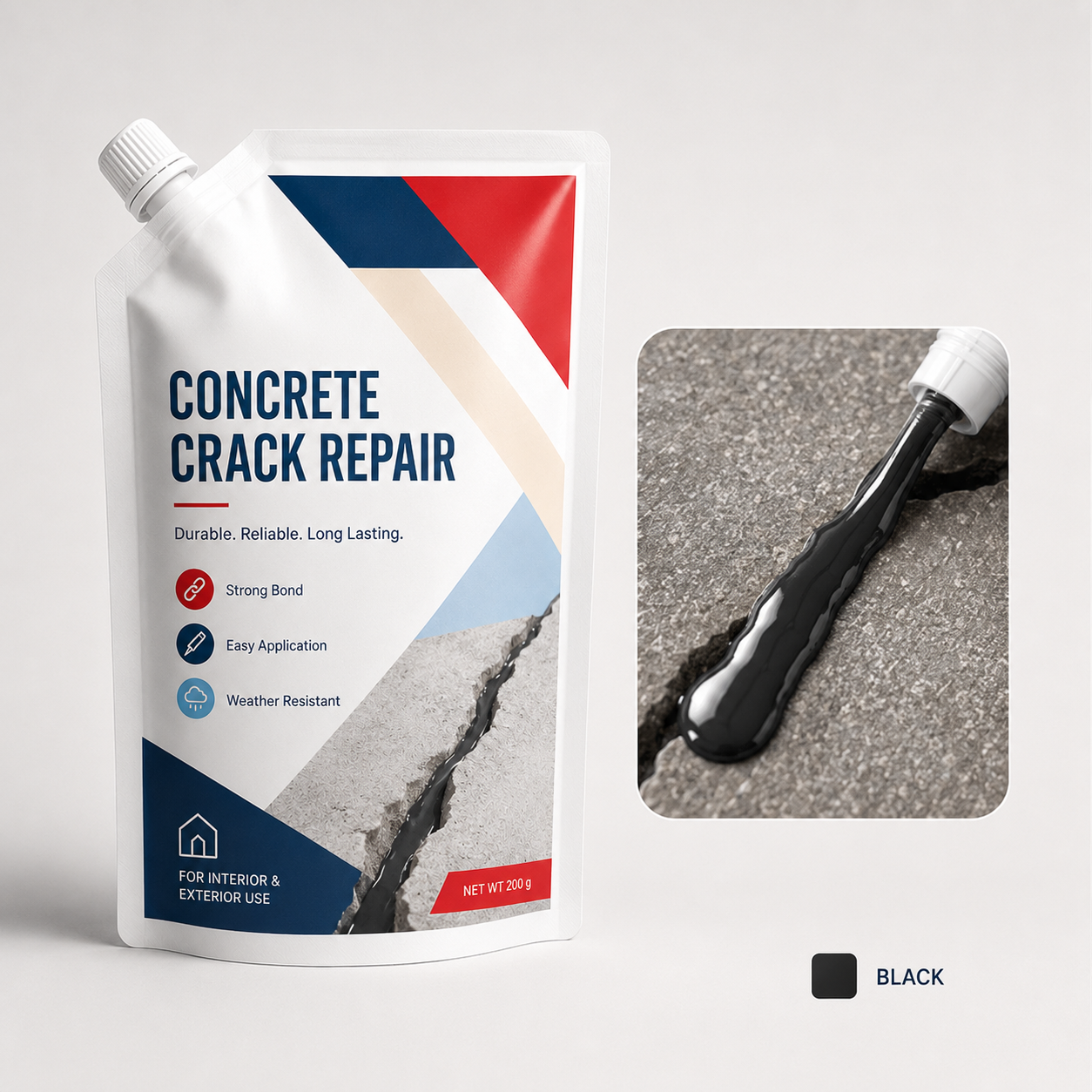 💥 Cracked Concrete? Fix It Fast — 200G/Bag | Save 50% Today!