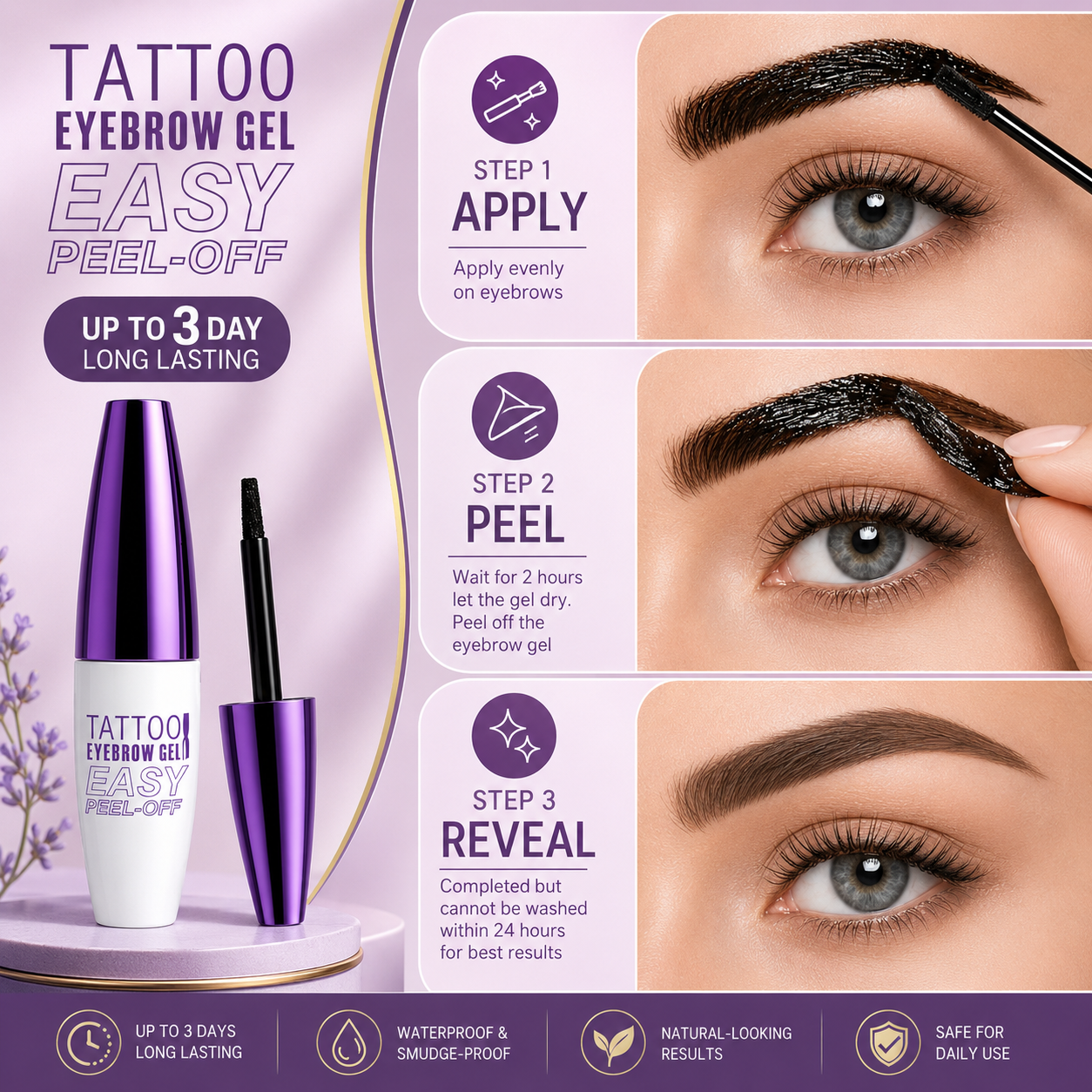 Wake Up With Perfect Brows – Lasts Up to 3 Days