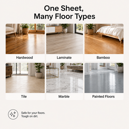 Purivora Home Dissolvable Floor Cleaning Sheets – 60 Pieces