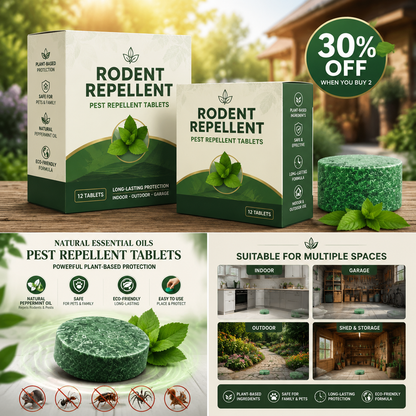 Get Rid of Rats & Mice — Without Poison, Traps, or Chemicals