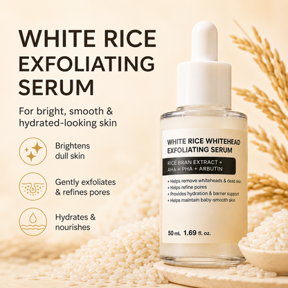 Rice Exfoliating Serum for Blackheads & Whiteheads