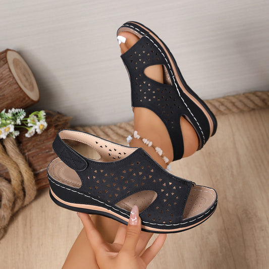 Women's Genuine Leather Comfort Sandals – Breathable & Lightweight