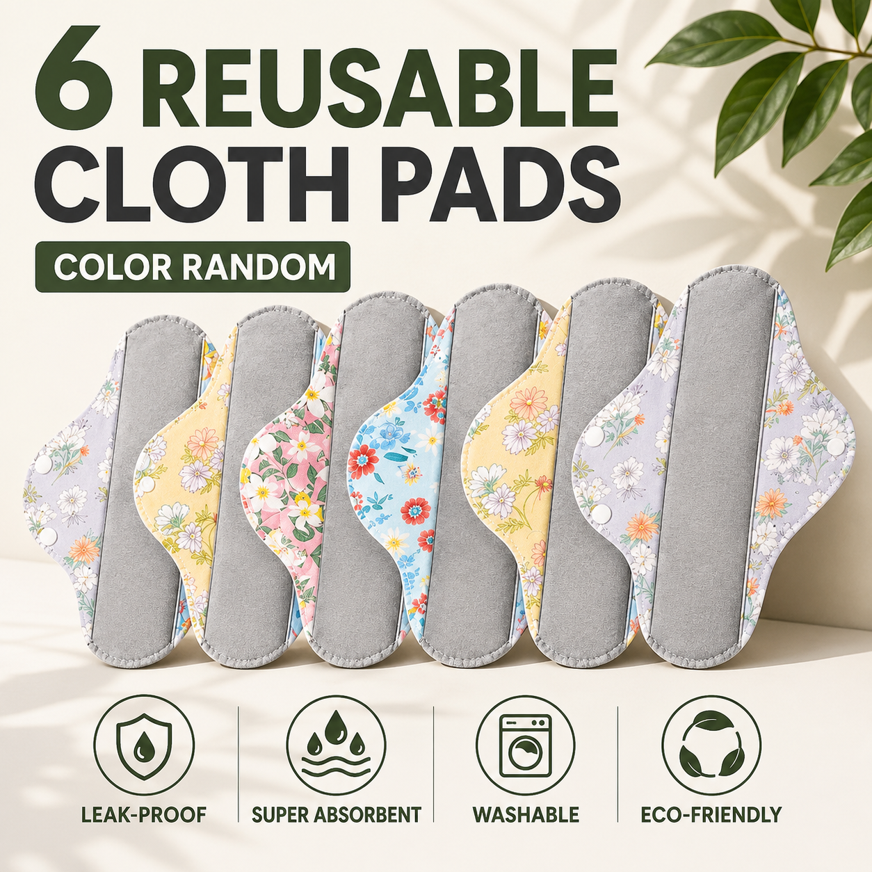 Reusable Graphene Incontinence Pads - Leak-Proof & Antibacterial